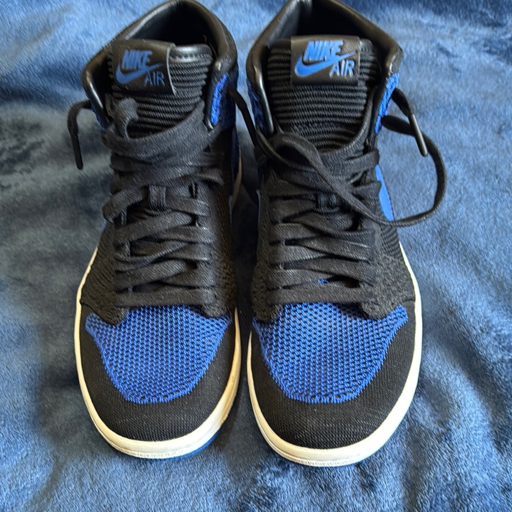 Nike Air Black and Blue Sneakers
